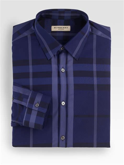 burberry sapphire blue check|Burberry signatures for men.